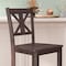 Flash Furniture Gray Wash Walnut Solid Wood Bar Stools, 2PK ES-STBN1-29-GY-2-GG - alternate 6